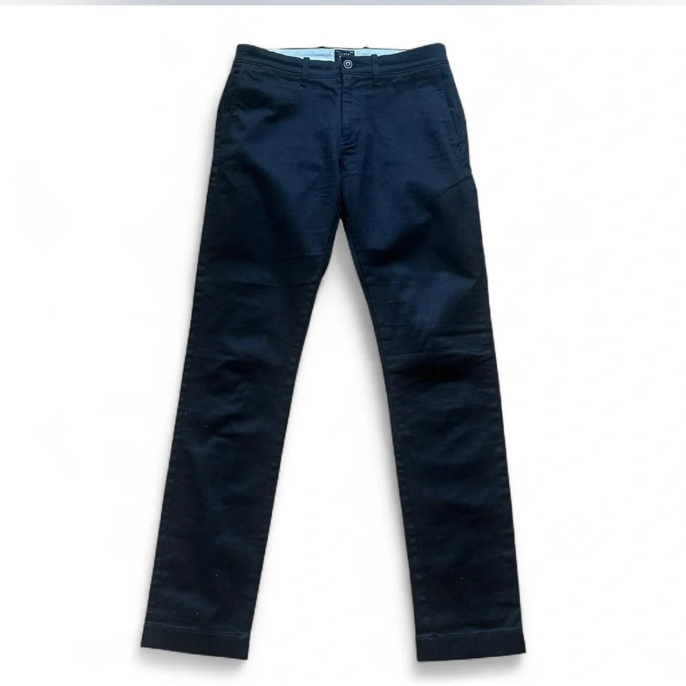 💜 J. Crew Black Stretch 484 Slim Fit Chino Pant (W28 L32)